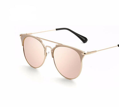 Metal Frame Retro Cat Eye Sunglasses