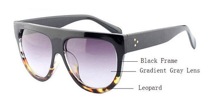 Flat Top Mirror Sunglasses