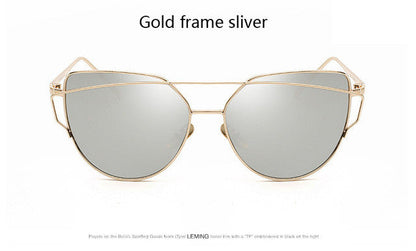 Twin Beam Mirror Lens Sunglasses