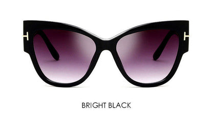Gradient Points Cat Eye Sunglasses