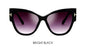 Gradient Points Cat Eye Sunglasses
