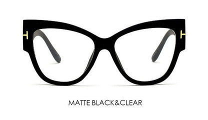 Gradient Points Cat Eye Sunglasses