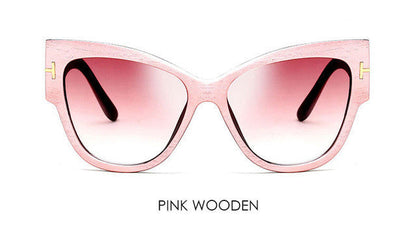 Gradient Points Cat Eye Sunglasses