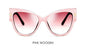 Gradient Points Cat Eye Sunglasses